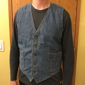 Men’s denim vest